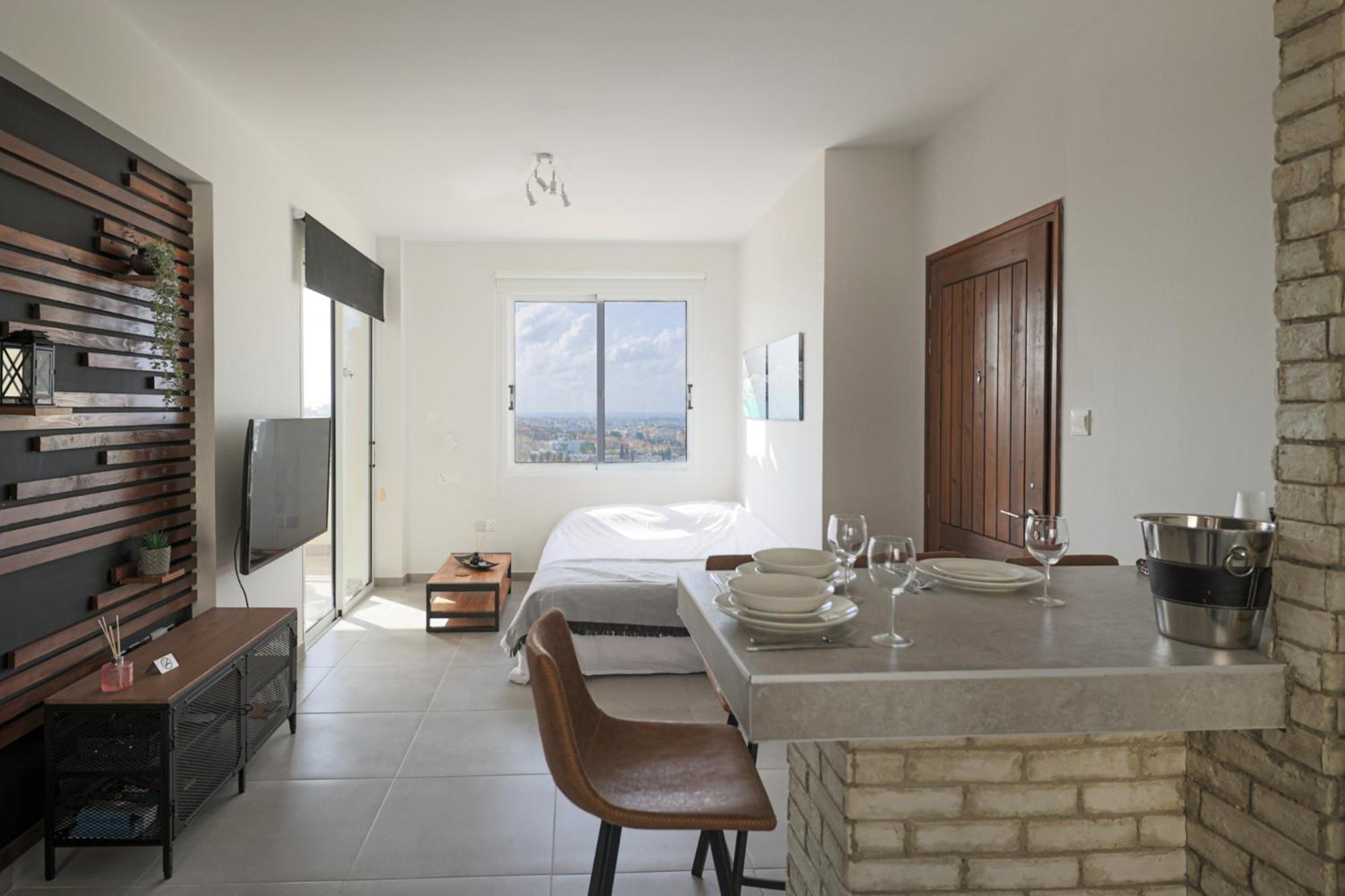 شقة Eden Blue-Horizon 1B, Paphos, Sea View, Pool Konia المظهر الخارجي الصورة