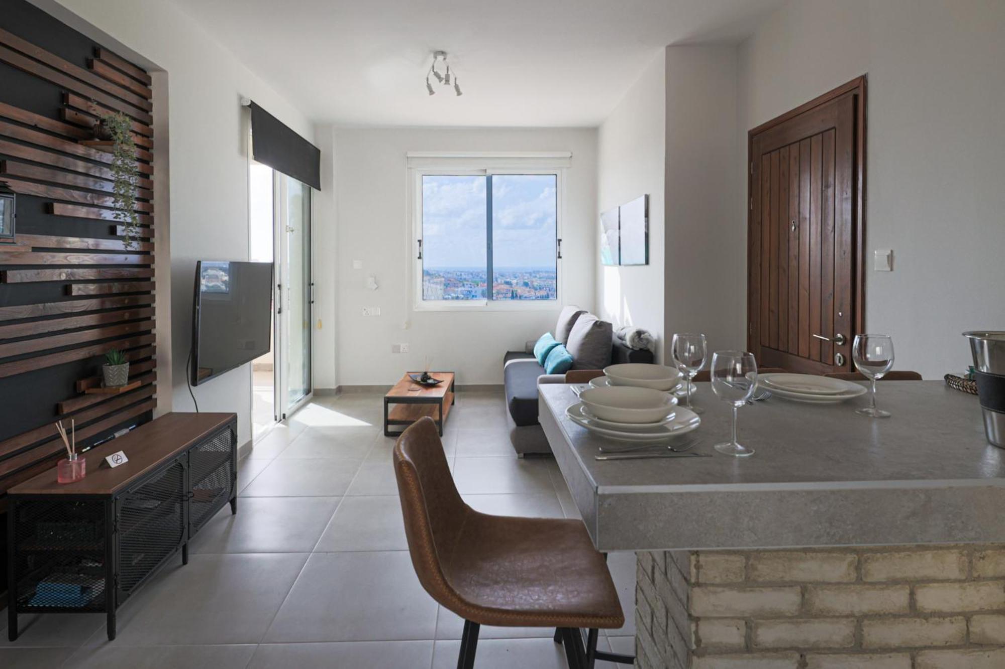 شقة Eden Blue-Horizon 1B, Paphos, Sea View, Pool Konia المظهر الخارجي الصورة