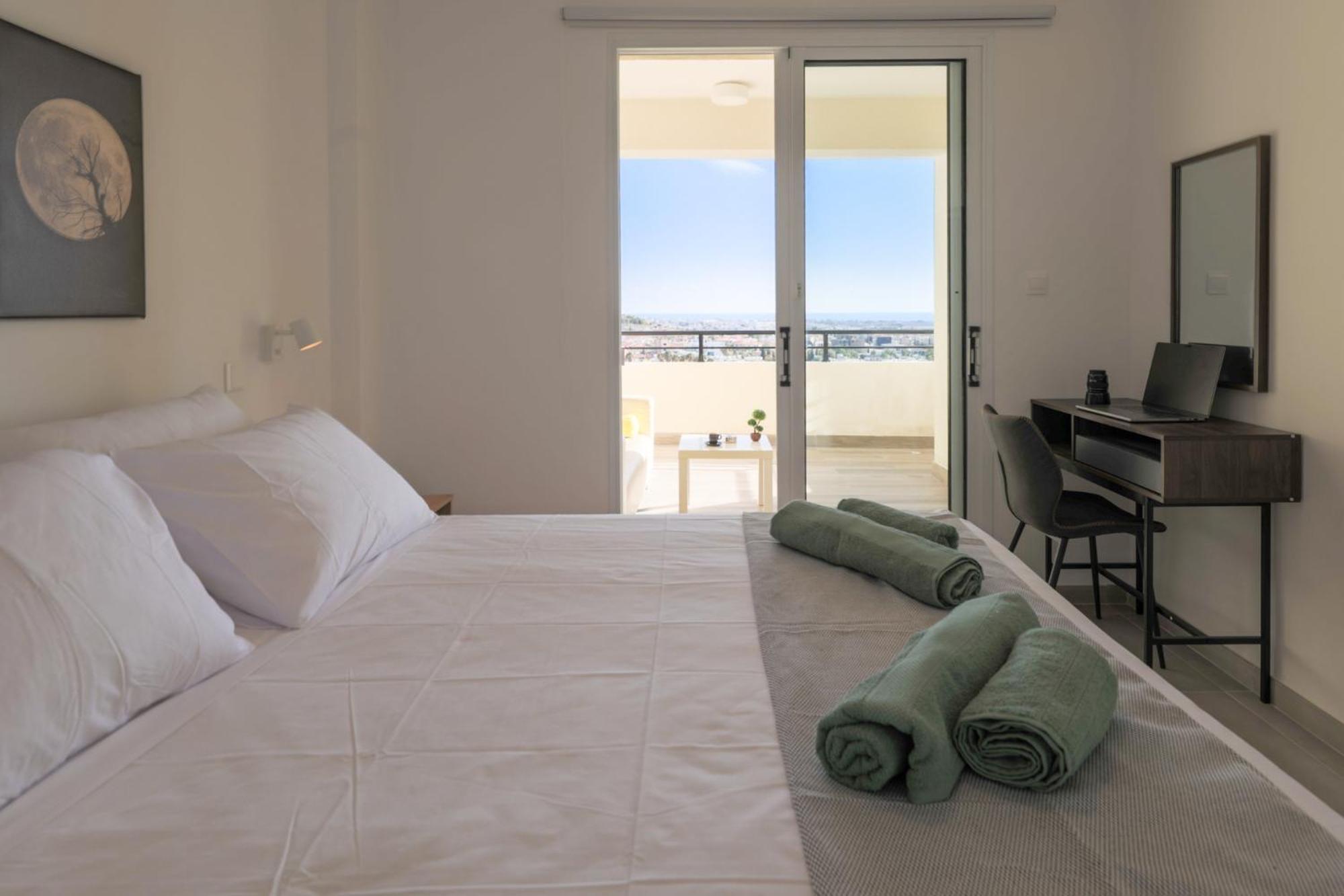 شقة Eden Blue-Horizon 1B, Paphos, Sea View, Pool Konia المظهر الخارجي الصورة