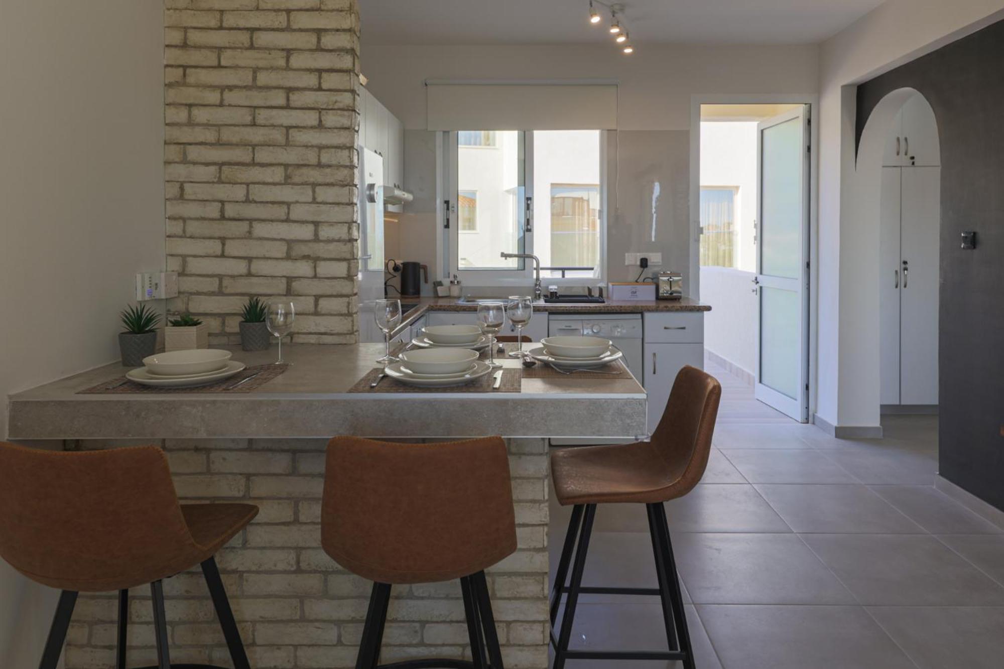 شقة Eden Blue-Horizon 1B, Paphos, Sea View, Pool Konia المظهر الخارجي الصورة