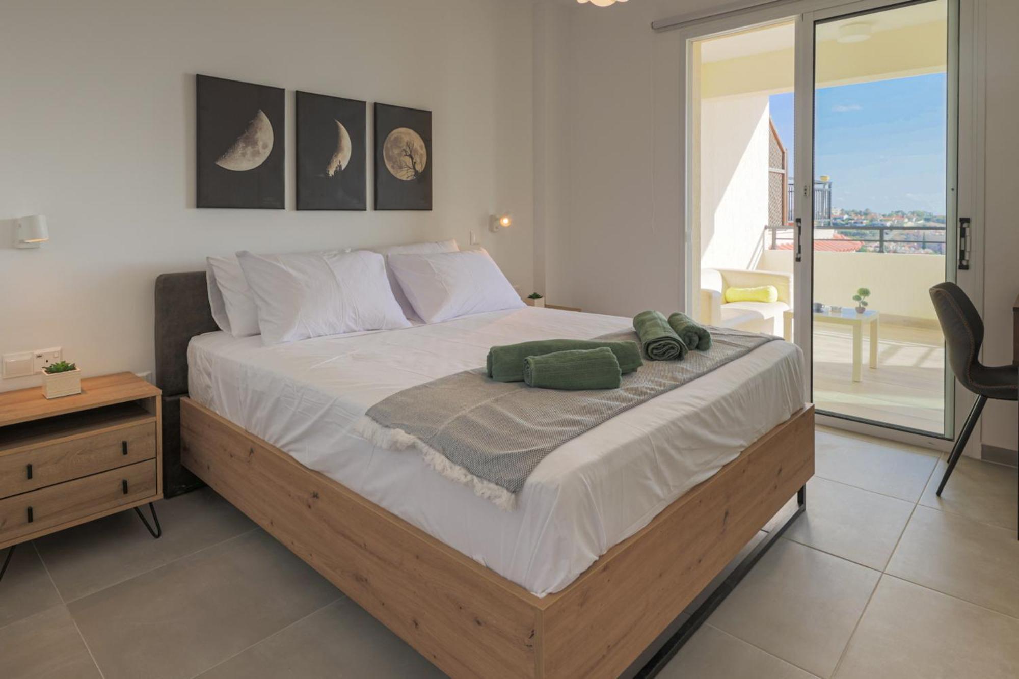 شقة Eden Blue-Horizon 1B, Paphos, Sea View, Pool Konia المظهر الخارجي الصورة