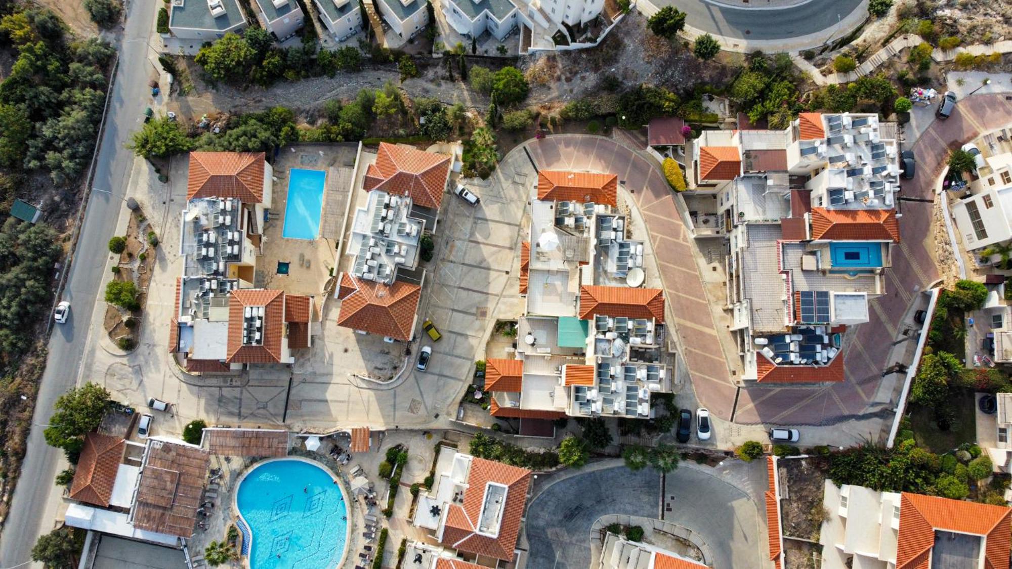 شقة Eden Blue-Horizon 1B, Paphos, Sea View, Pool Konia المظهر الخارجي الصورة