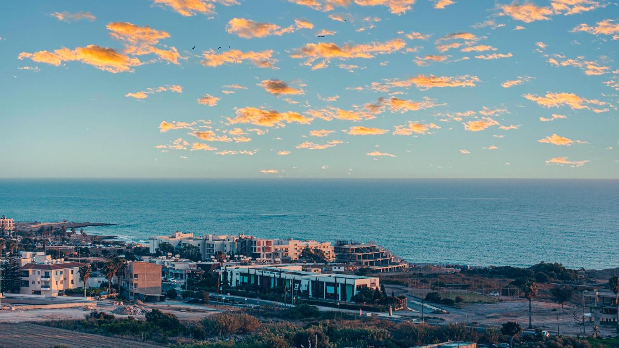 شقة Eden Blue-Horizon 1B, Paphos, Sea View, Pool Konia المظهر الخارجي الصورة